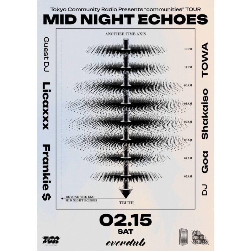 Tokyo Community Radio presents “communities” Tour x MID NIGHT ECHO